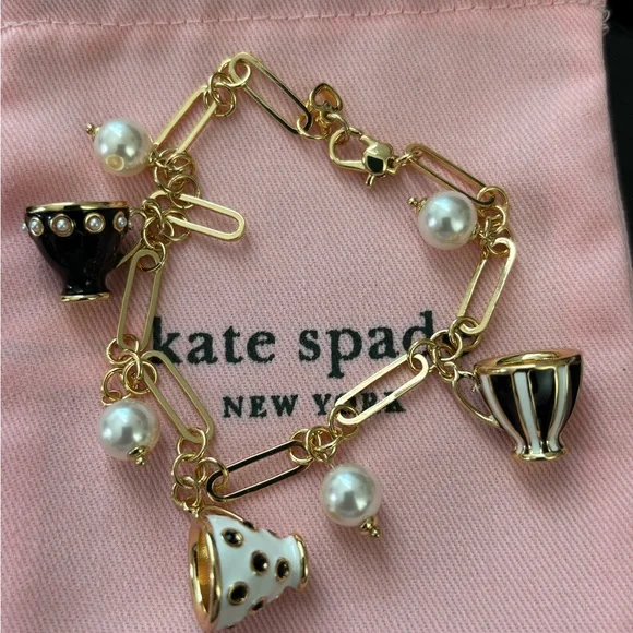 NWOT Kate spade teacup bracelet - Picture 3 of 5